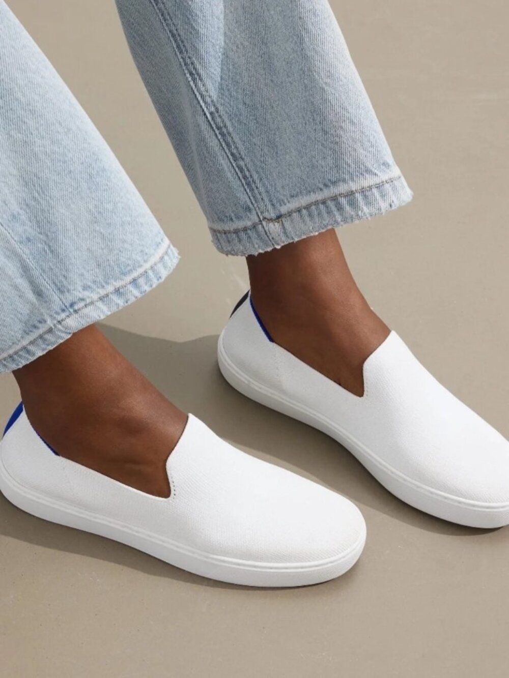 Rothy’s The Sneaker In Bright White | Size 8.5 (Fits True to Size)